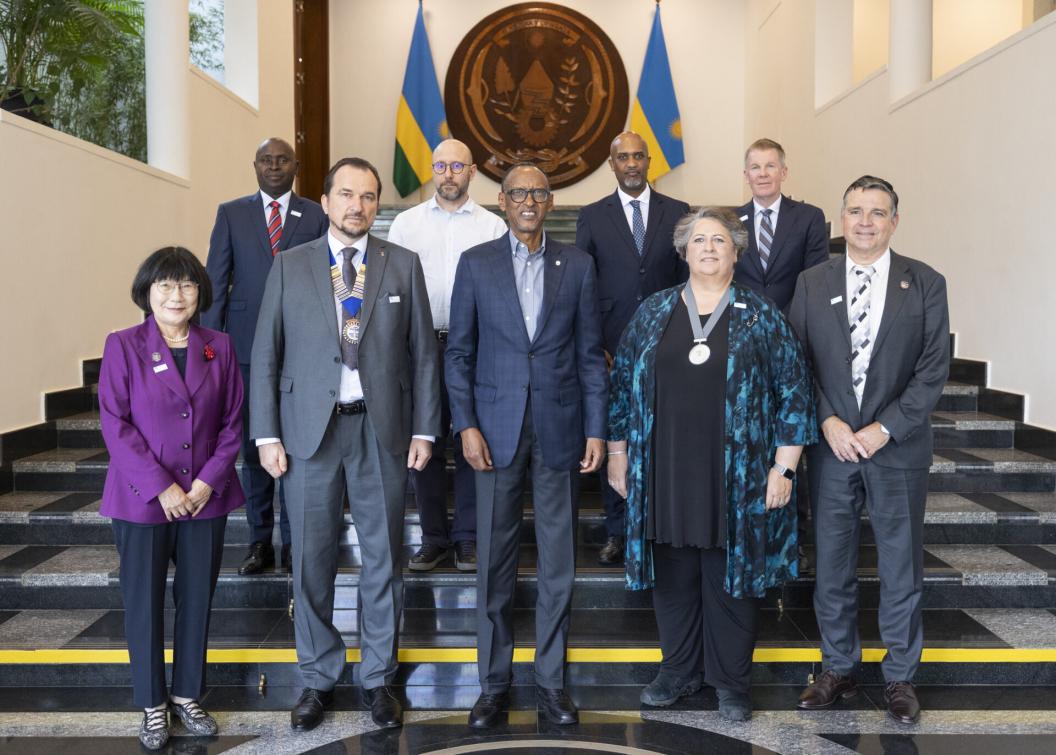 AFSA 2024 President Kagame Hosts Global Forensics Officials In Rwanda